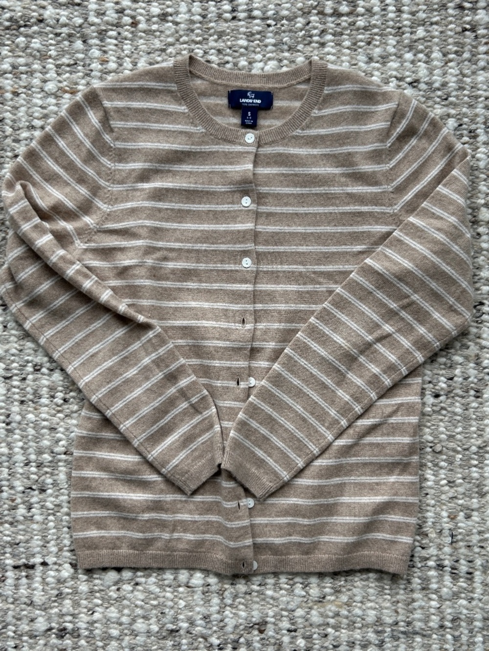 Lands' End 100% Cashmere Cardigan - S